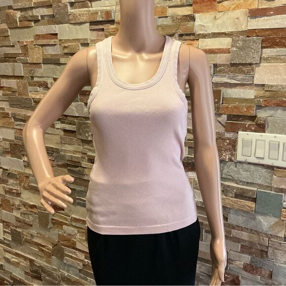 Agolde  Ribbed Fitted Tank Top - Picture 1 of 6